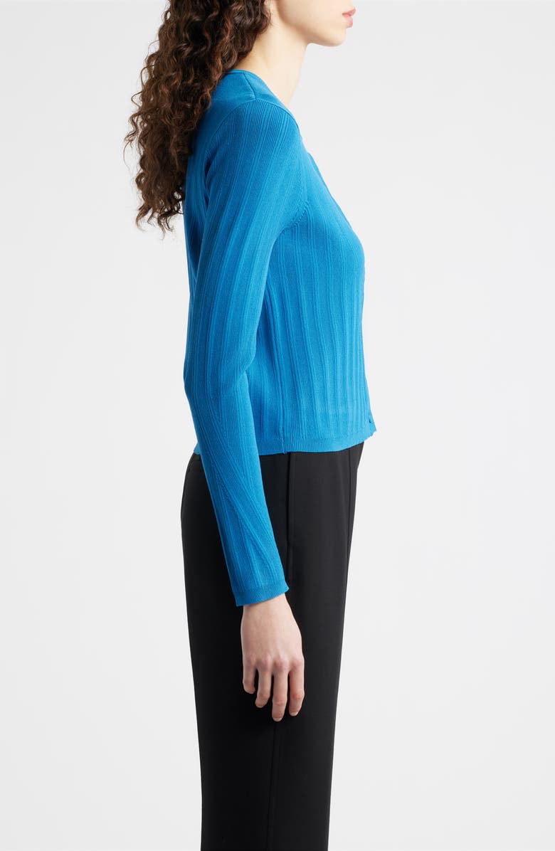 Elie Tahari The Lori Cardigan, Alternate, color, Blue Palace