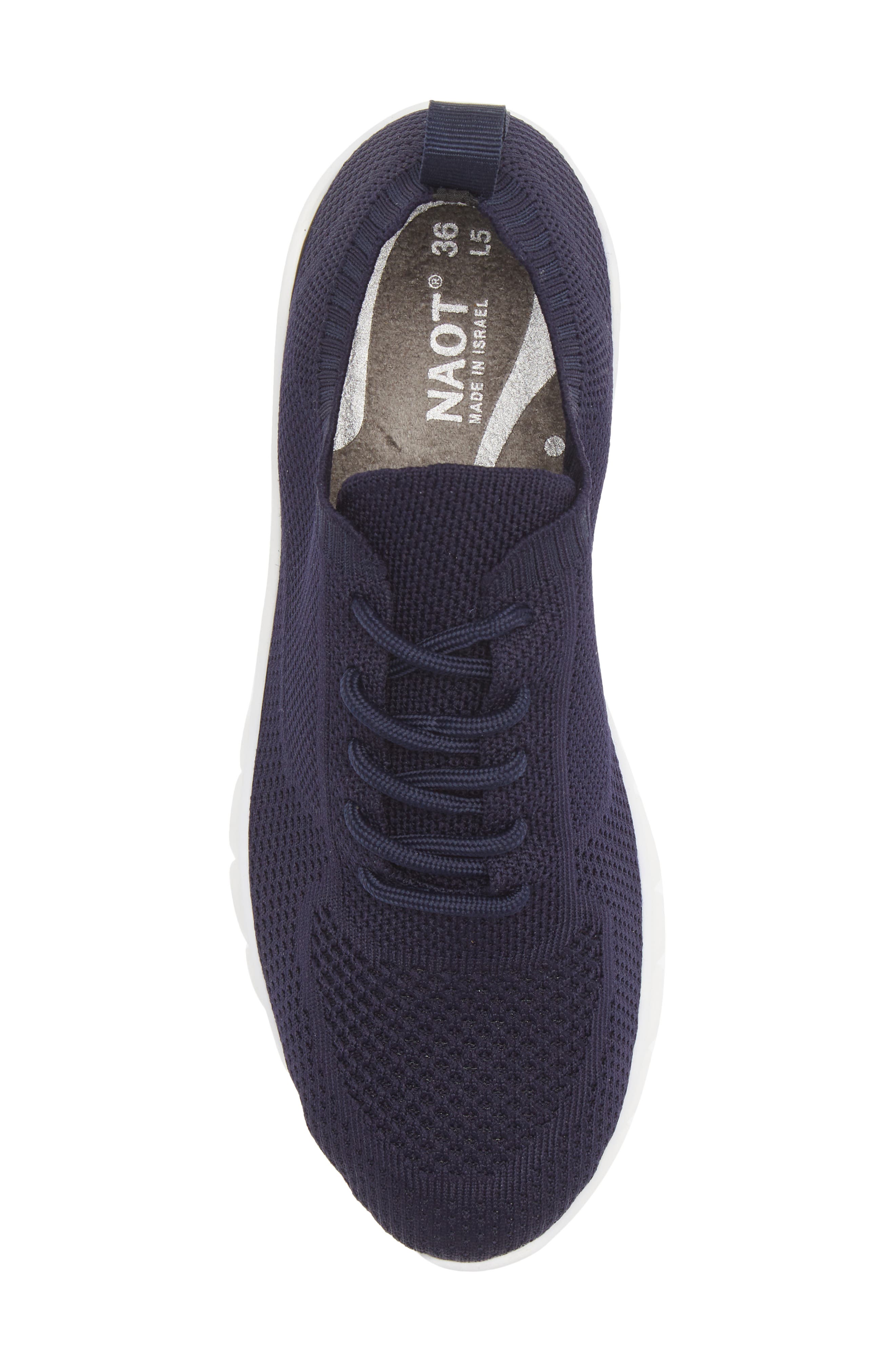 Galaxy Sneaker, Alternate, color, NAVY KNIT