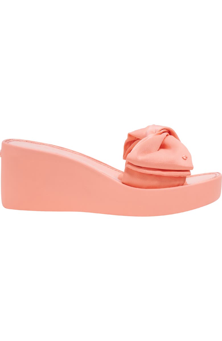 Kate Spade New York bikini platform wedge sandal, Alternate, color, Melon Ball