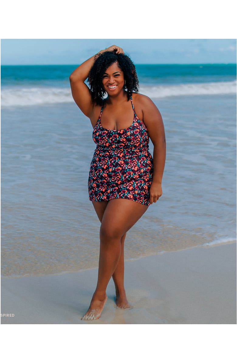 Lands' End Andie x Tugless Fiji Swim Dress, Alternate, color,