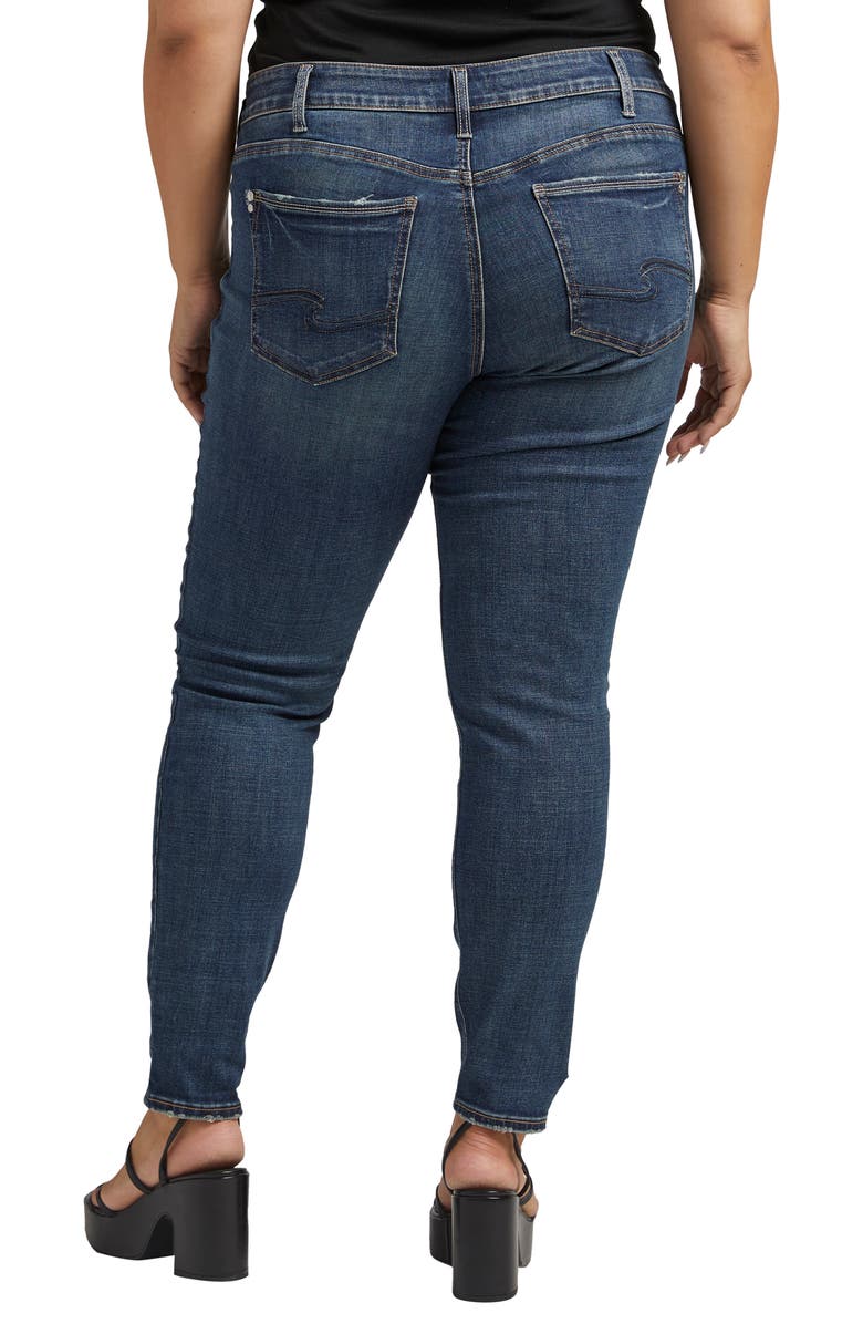 Silver Jeans Co. Elyse Skinny Jeans, Alternate, color, 