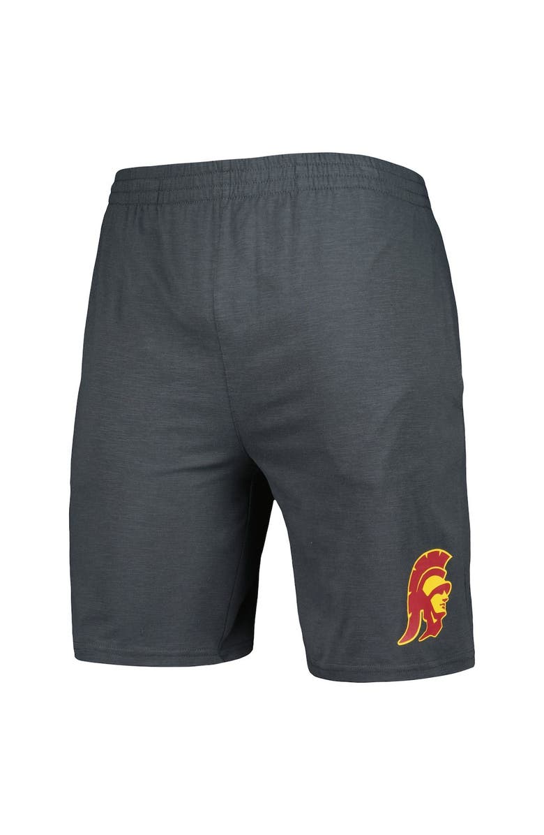 CONCEPTS SPORT Men's Concepts Sport Charcoal/White USC Trojans Downfield T-Shirt & Shorts Set, Alternate, color, 