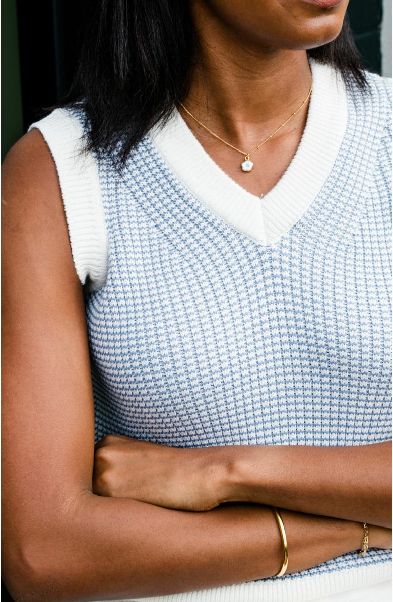 ABLE Liza V-Neck Sweater Vest, Alternate, color, 