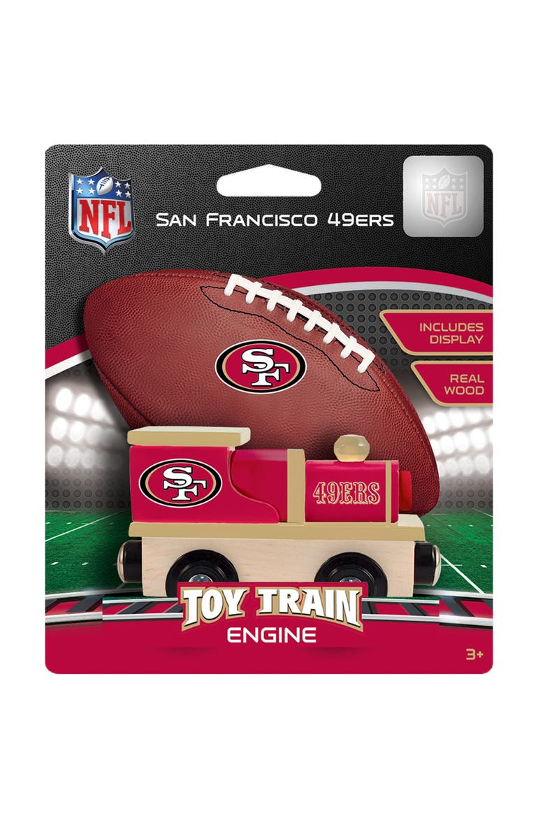 San Francisco 49ers Toy Train Engine, Alternate, color, Multicolor