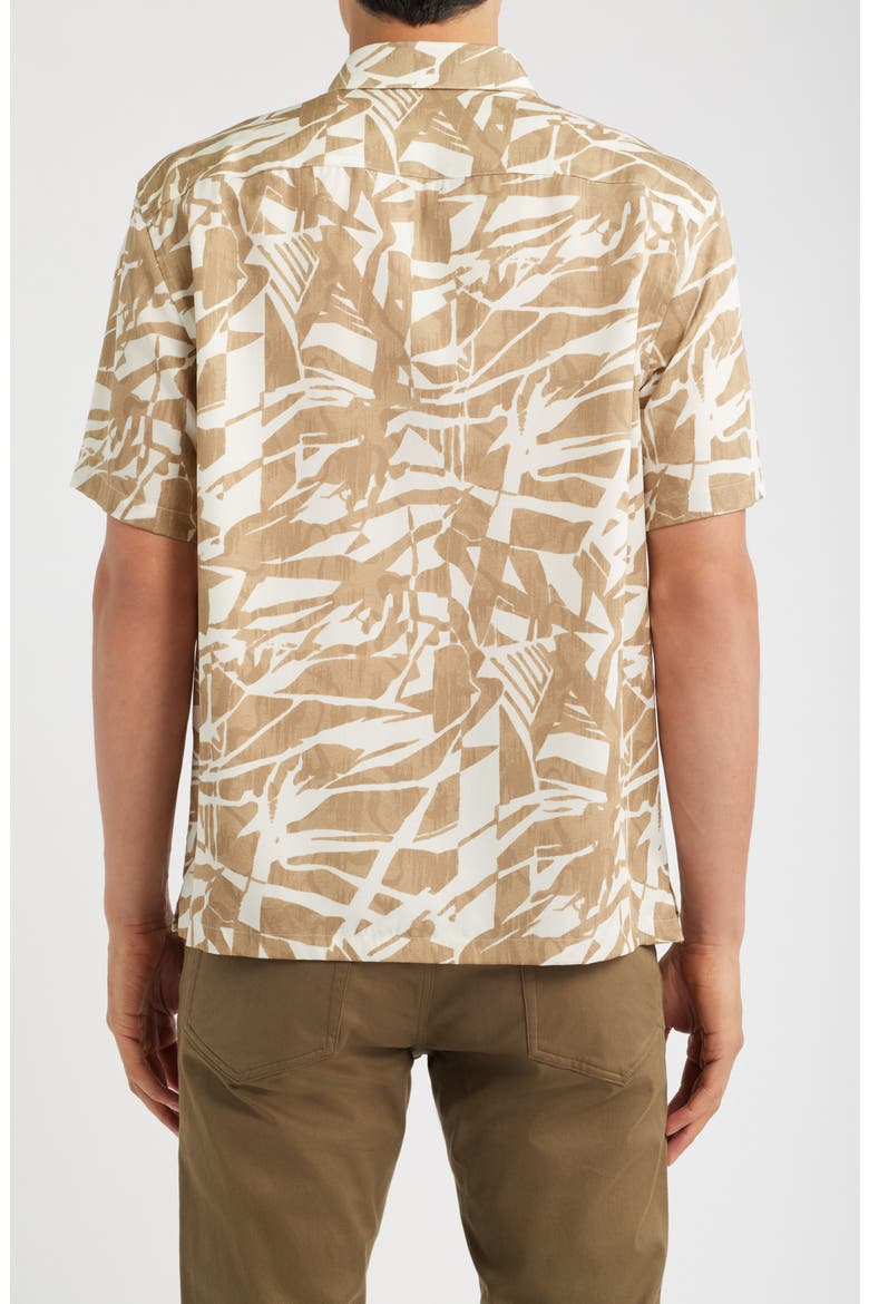 Irving Short Sleeve Button-Up Shirt, Alternate, color, FRESH KHAKI MULTI