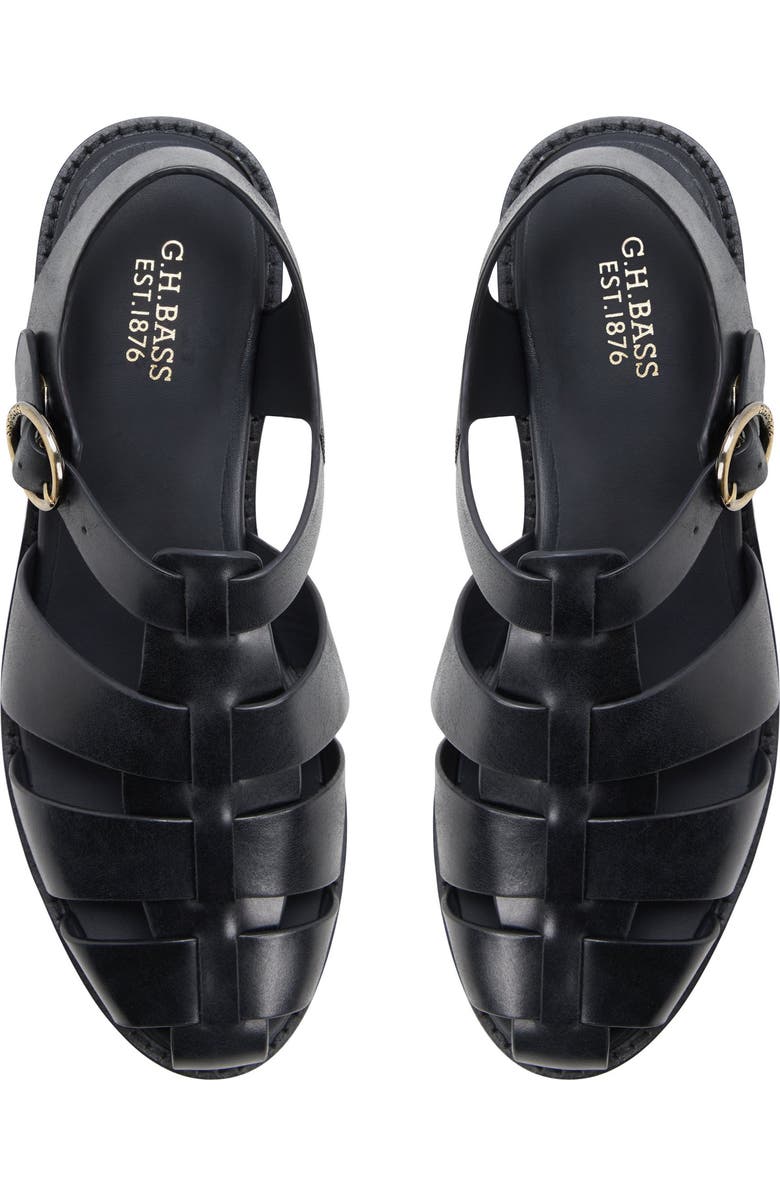 G.H.BASS Fisherman Sandal, Alternate, color, Black