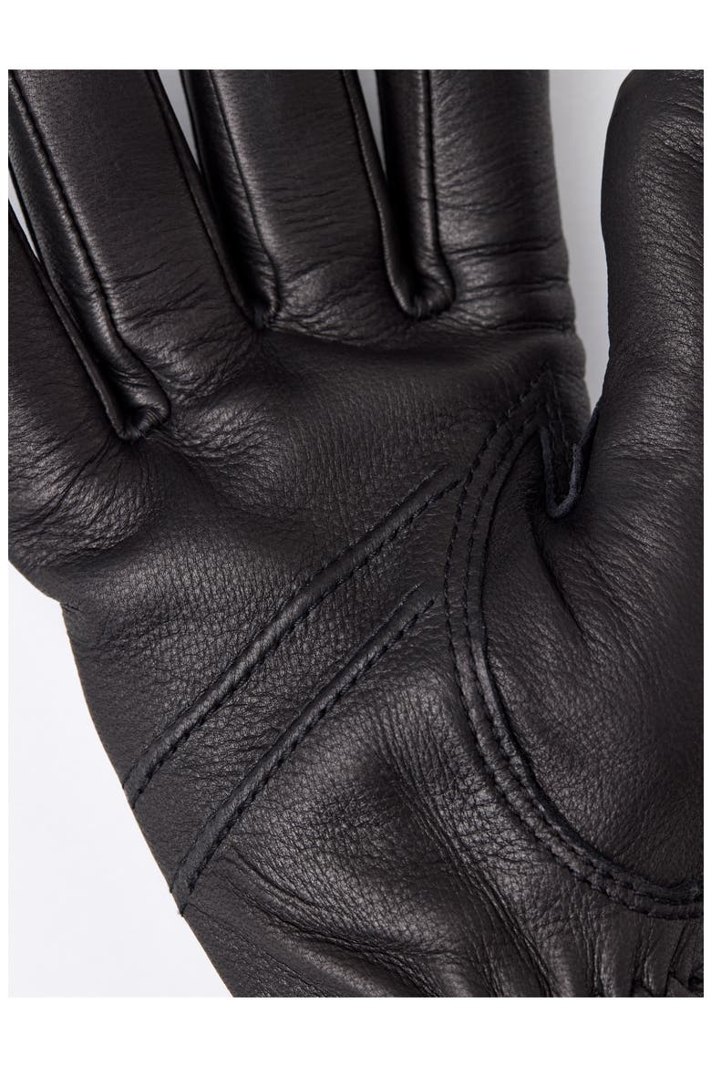 Andrew Leather Gloves, Alternate, color, BLACK
