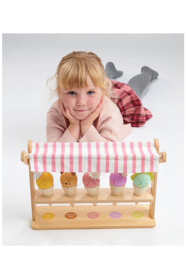 Scoops & Smiles Ice Cream Cone Stand Set, Alternate, color, MULTI