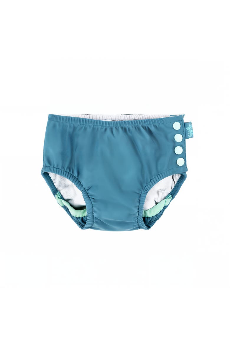 Adjustable Swim Diaper Set, Alternate, color, Baltic