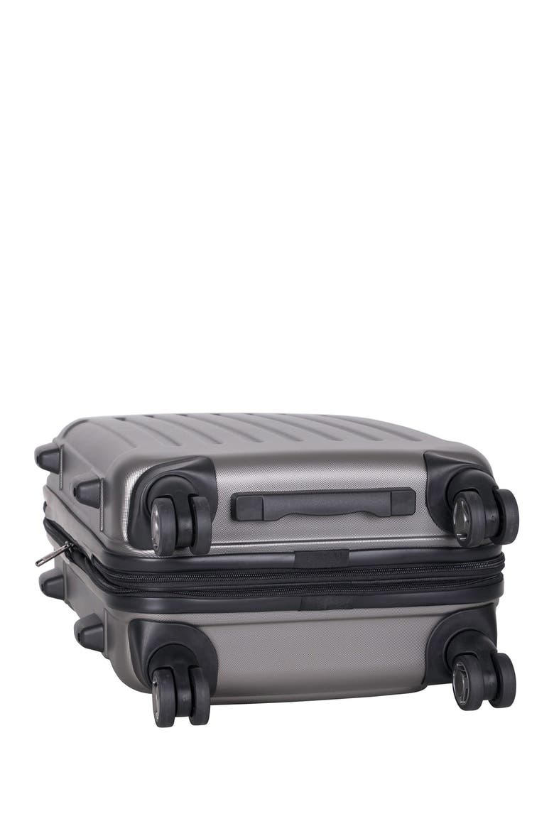 Renegade 3-Piece Lightweight Hardside Expandable Luggage Set, Alternate, color, SILVER