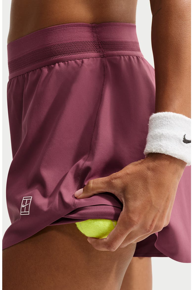 Court Ace Advantage Shorts, Alternate, color, PINK SMOKE/ WHITE
