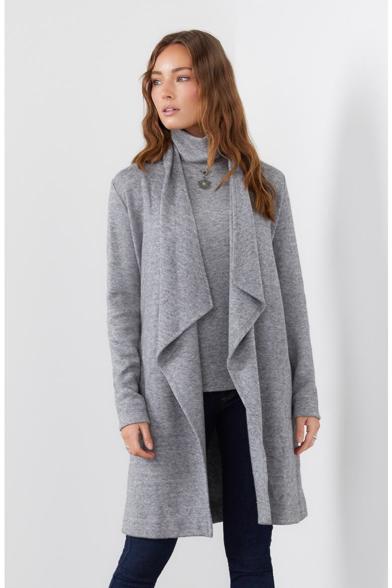 Open Front Duster, Alternate, color, GRAY
