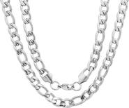 STEELTIME Men's 18k Gold Plated Chain Necklace