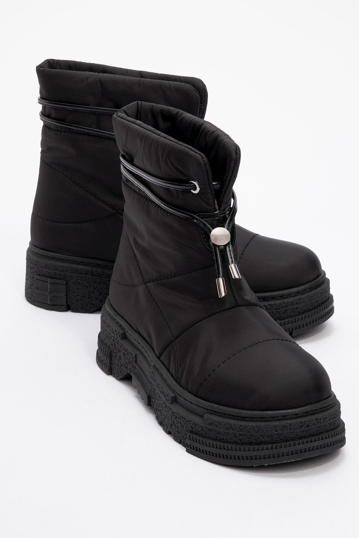 Black Faux Leather