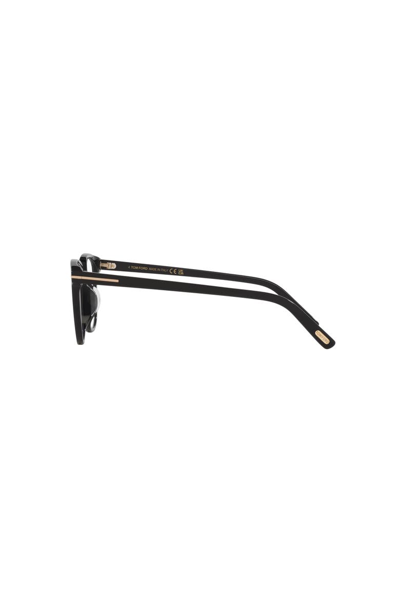 51mm Square optical glasses, Alternate, color, Black