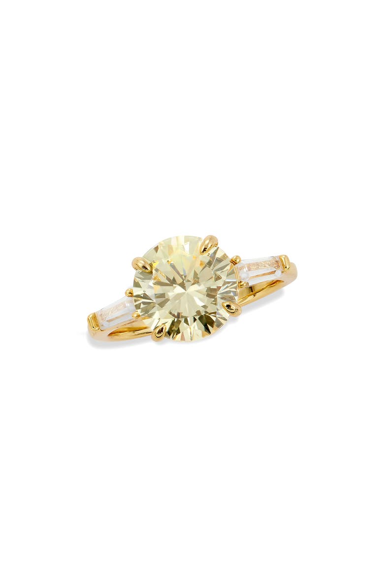 Canary CZ Ring, Main, color, YELLOW