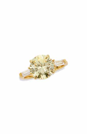 SAVVY CIE JEWELS Canary CZ Ring