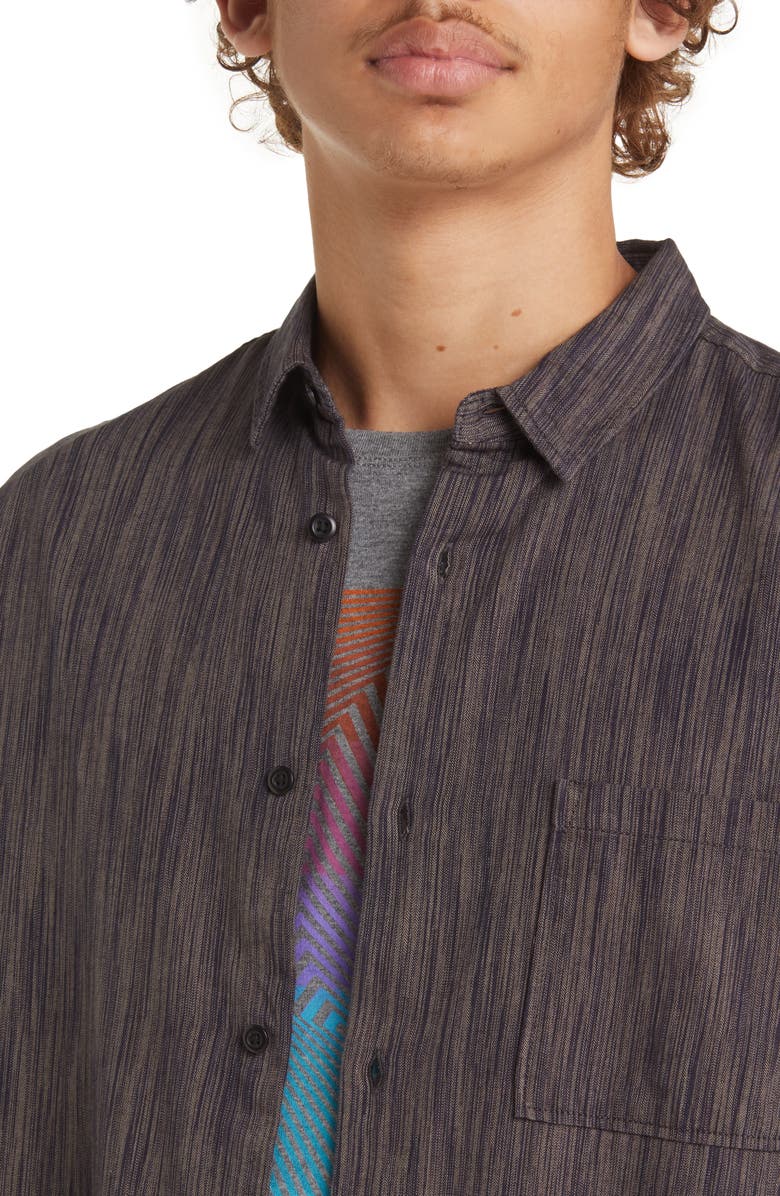 BP. Textured Button-Up Shirt, Alternate, color,