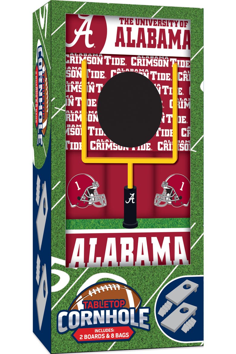 Alabama Crimson Tide Tabletop Cornhole, Main, color, Multicolor