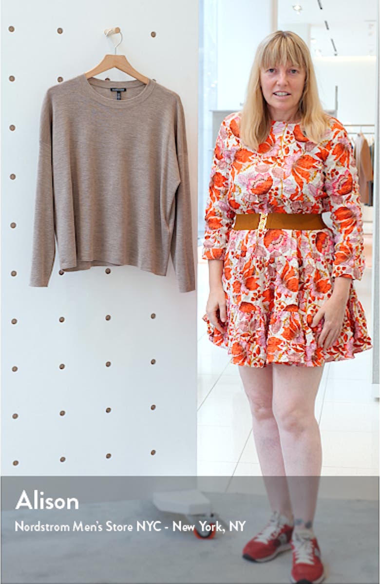 Merino Wool Crewneck Sweater, sales video thumbnail