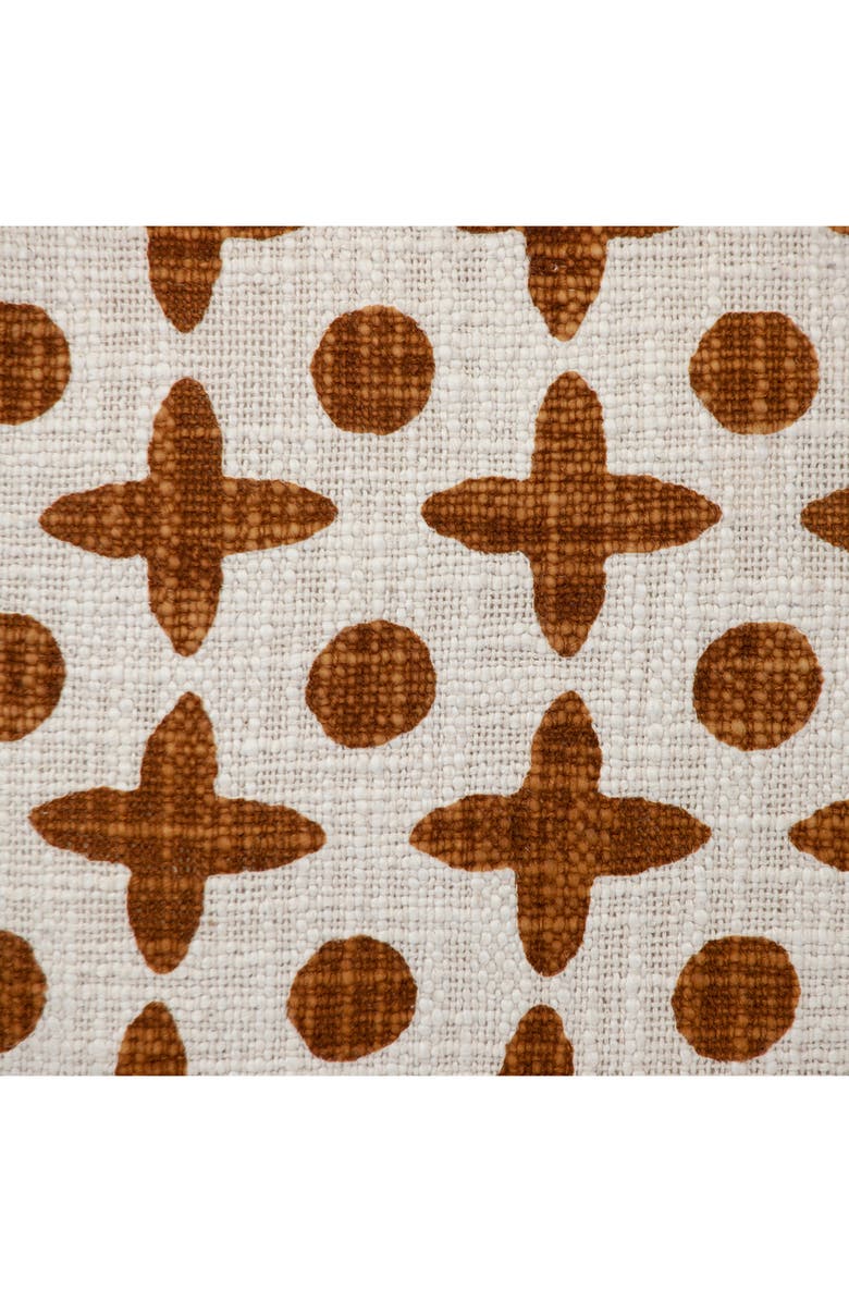 PARKLAND COLLECTION Geometric Throw Pillow, Alternate, color, Rust