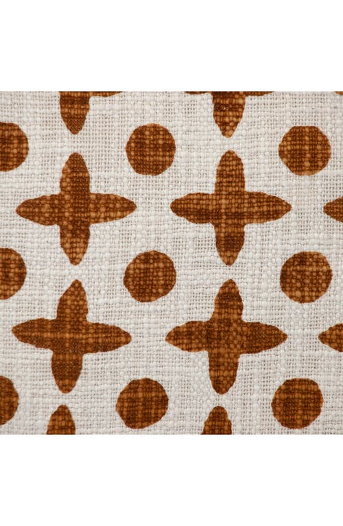 Parkland Collection Geometric Throw Pillow In Rust