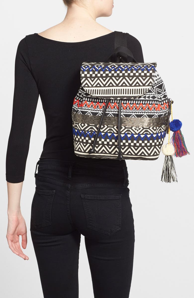 Sam Edelman 'Bella' Woven Backpack, Alternate, color,