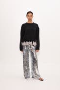 SIMONMILLER Roni Metallic Tassel Sweater