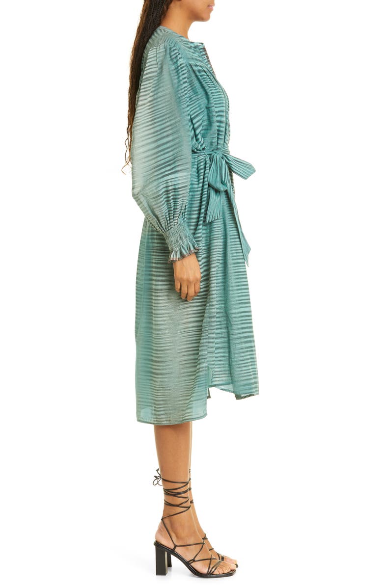 Ulla Johnson Fiora Ruffle Midi Dress, Alternate, color,