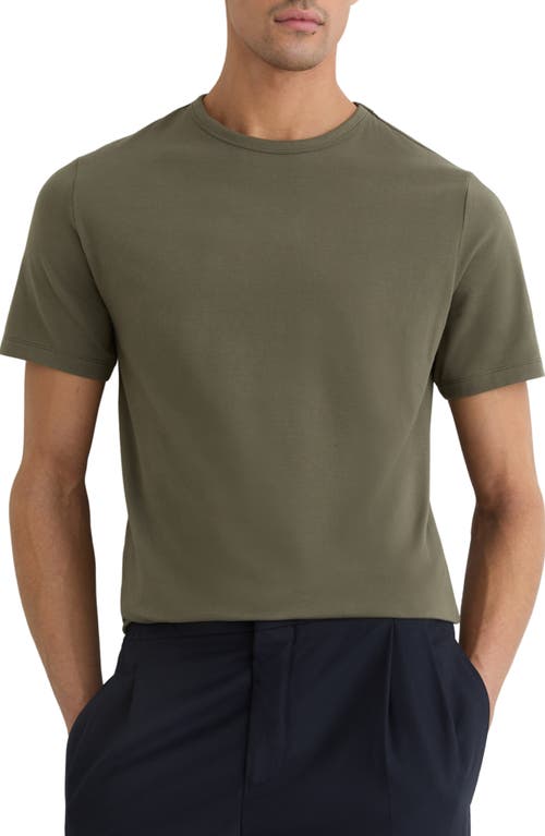 Reiss Joe Stretch Cotton T-shirt In Green