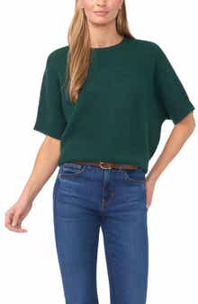 Halogen® Short Sleeve Sweater