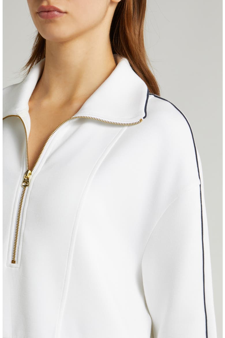 Davenport Half Zip, Alternate, color, WHITE