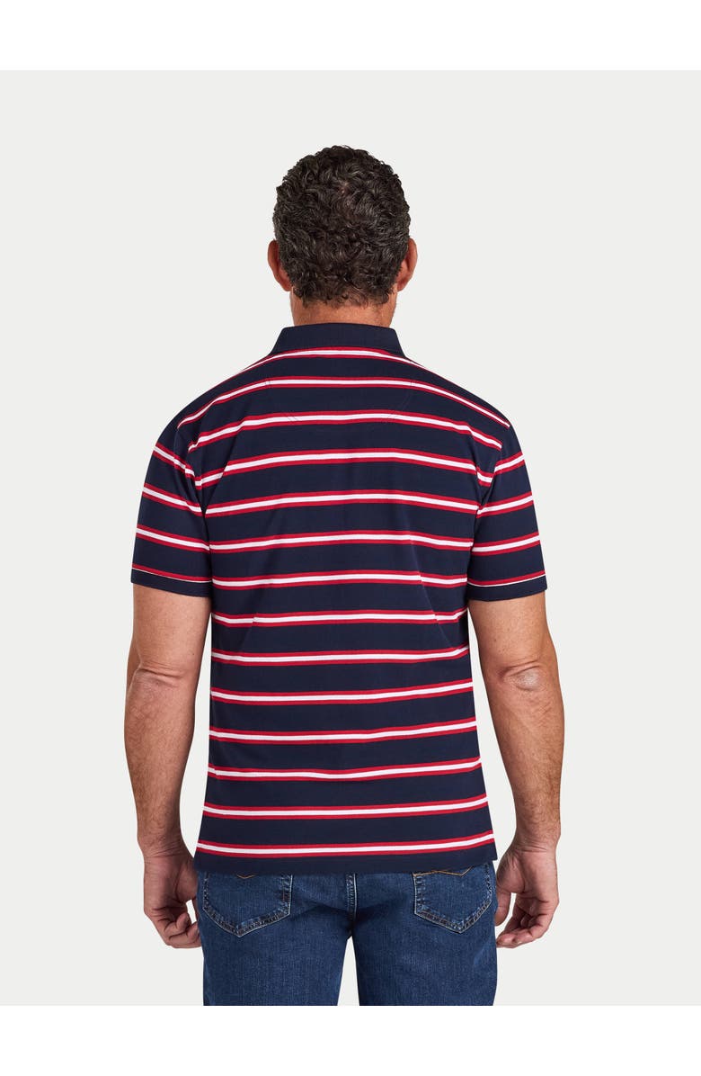 Raging Bull Triple Stripe Pique Polo Shirt, Alternate, color, Red