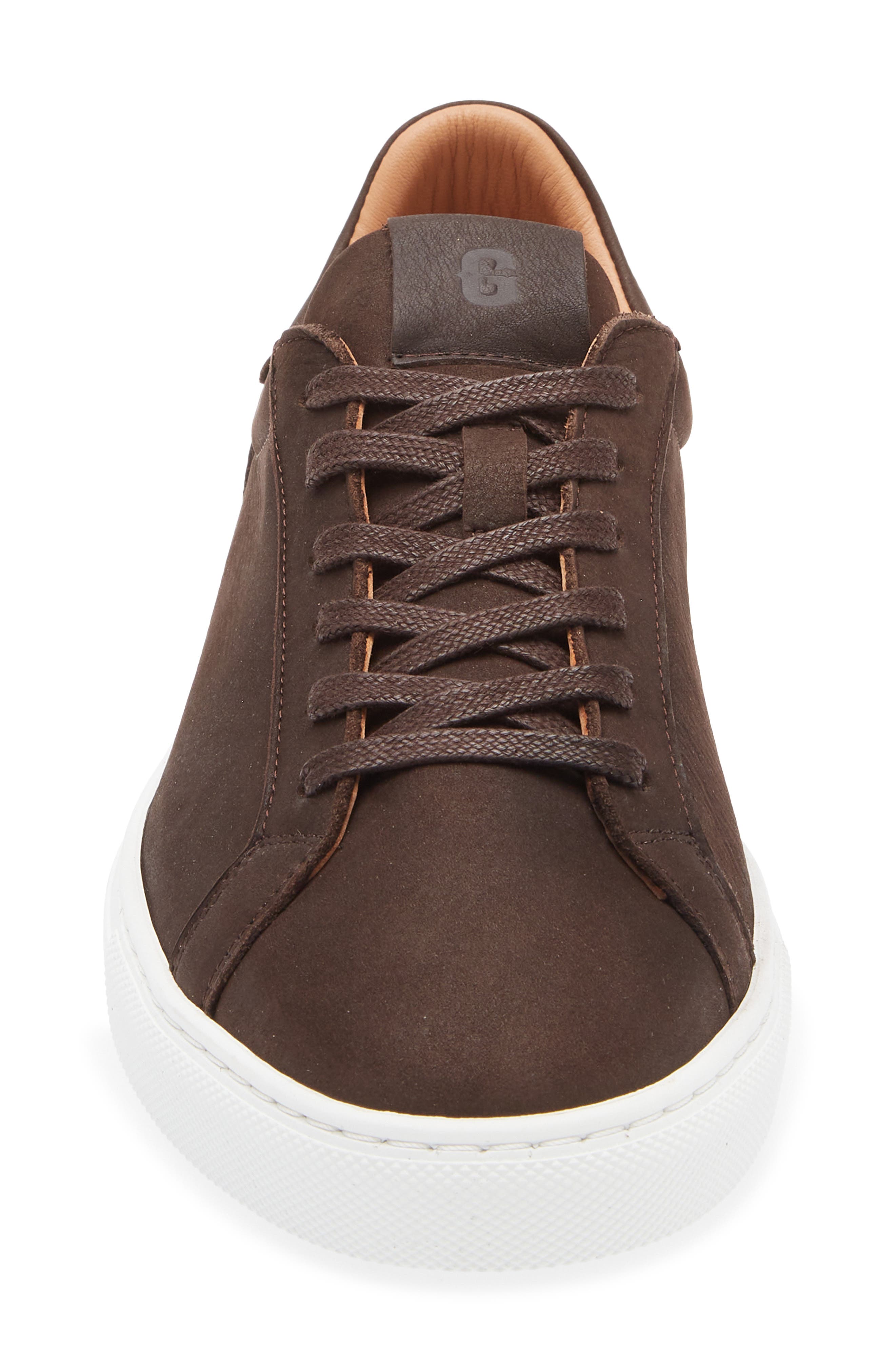 GREATS Reign Low Top Sneaker, Alternate, color, Dark Brown