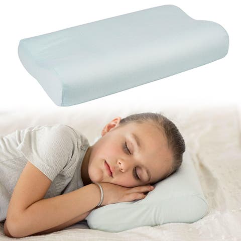 Ergonomic Memory Foam Pillow with Fitted Pillowcase