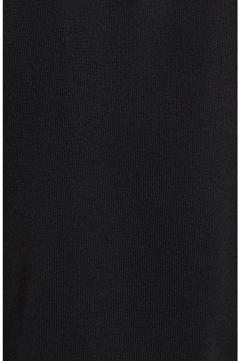 Mock Neck Shell, Alternate, color, BLACK