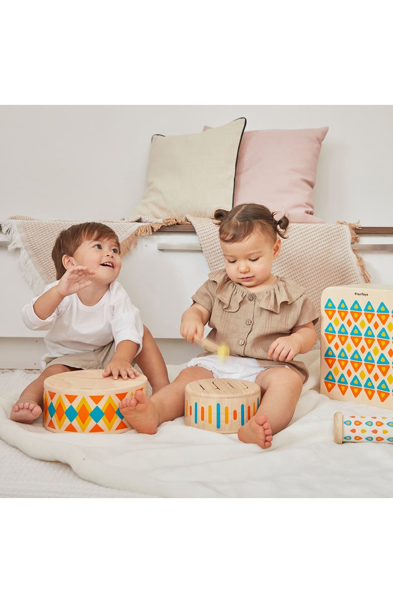 PlanToys<sup>®</sup> Solid Drum II Toy, Alternate, color, 
