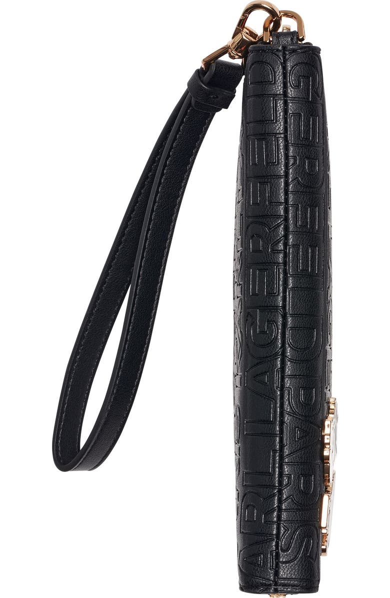 KARL LAGERFELD PARIS Meribel Wallet, Alternate, color, Black/Gold