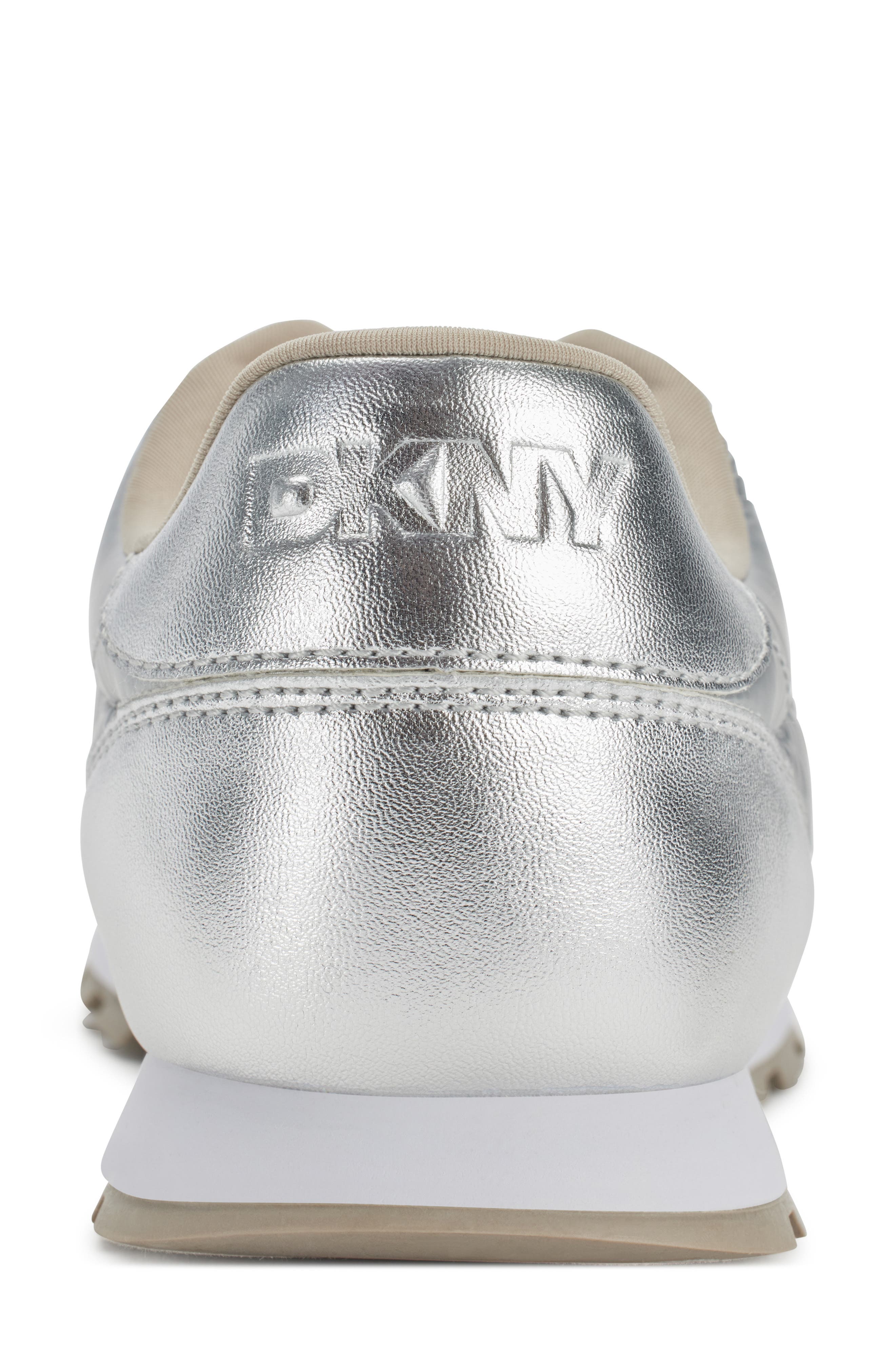 DKNY Metallic Sneaker, Alternate, color, 