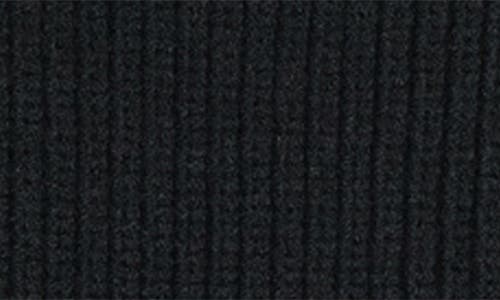 Apparis Logo-patch Ribbed-knit Beanie In Black