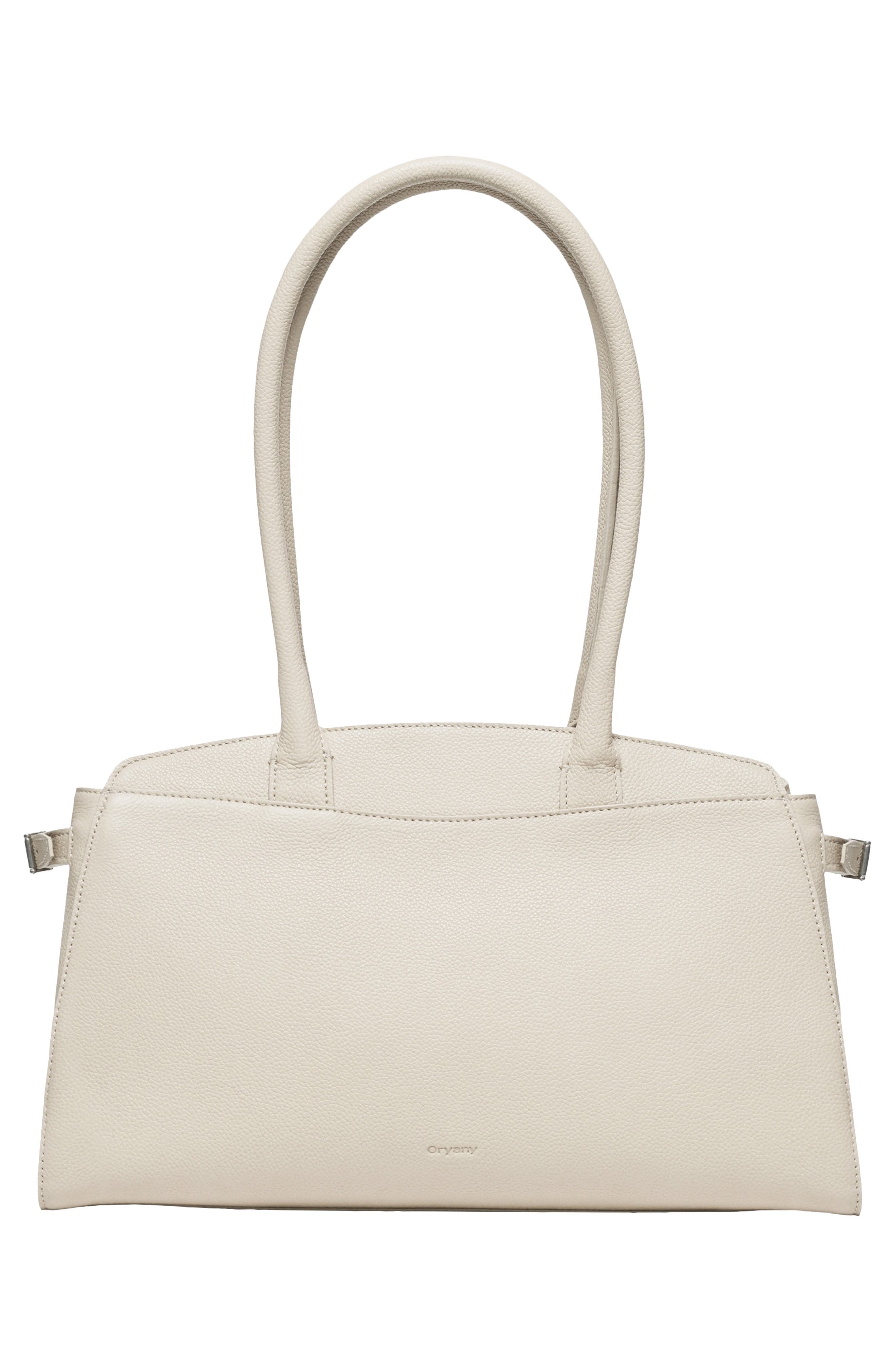 Harper Leather Shoulder Bag, Alternate, color, VANILLA CREAM