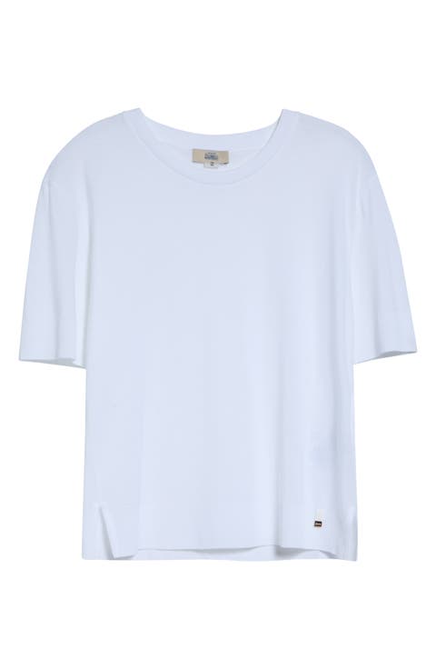 Glam Knit Crewneck T-Shirt