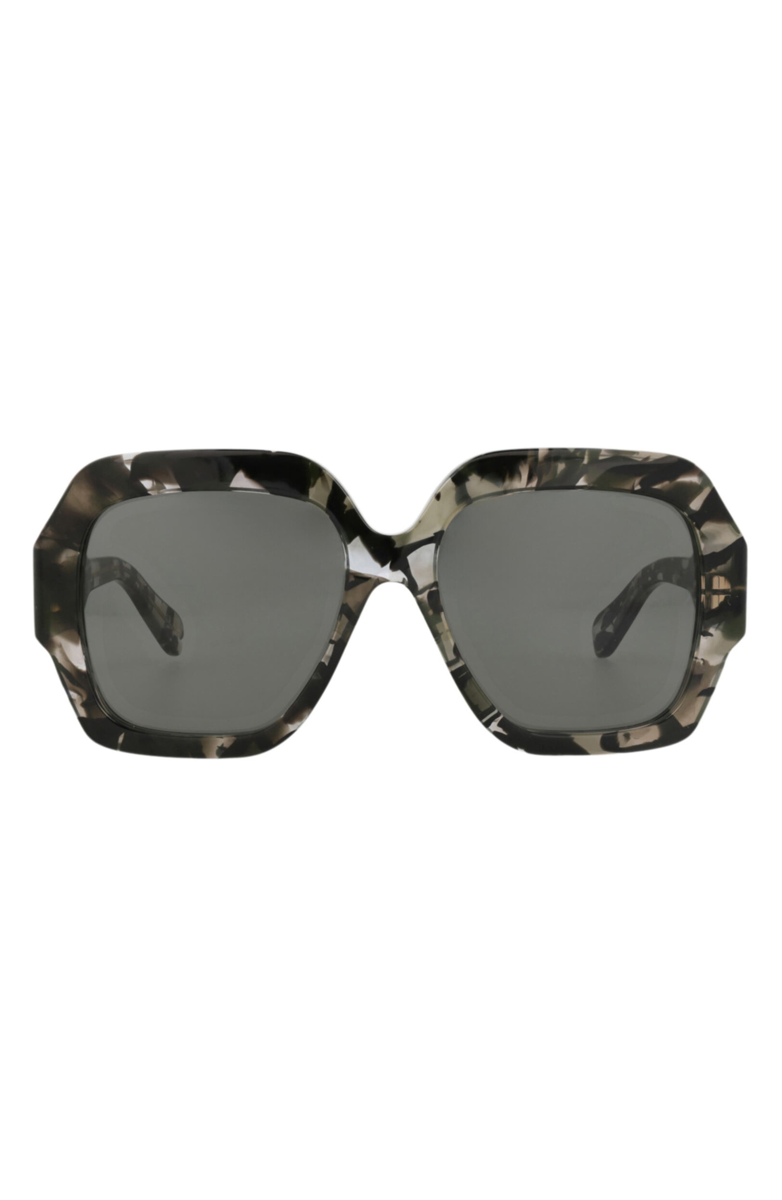 56mm Square Sunglasses