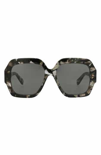 56mm Square Sunglasses