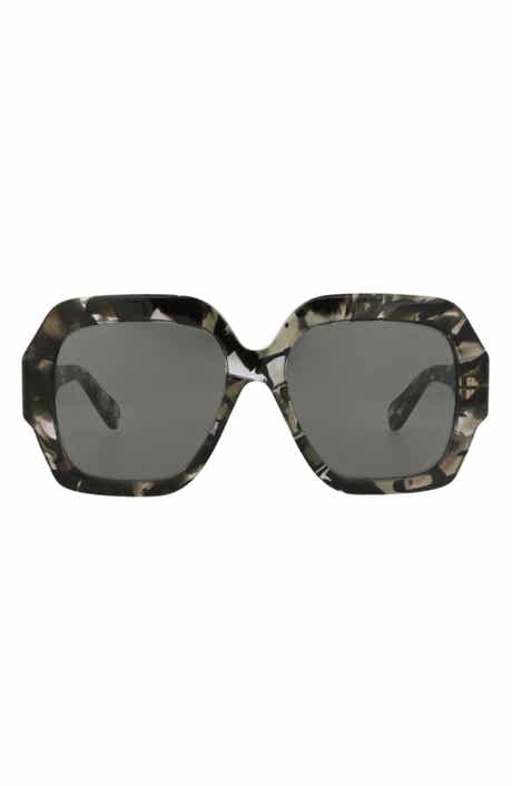 56mm Square Sunglasses