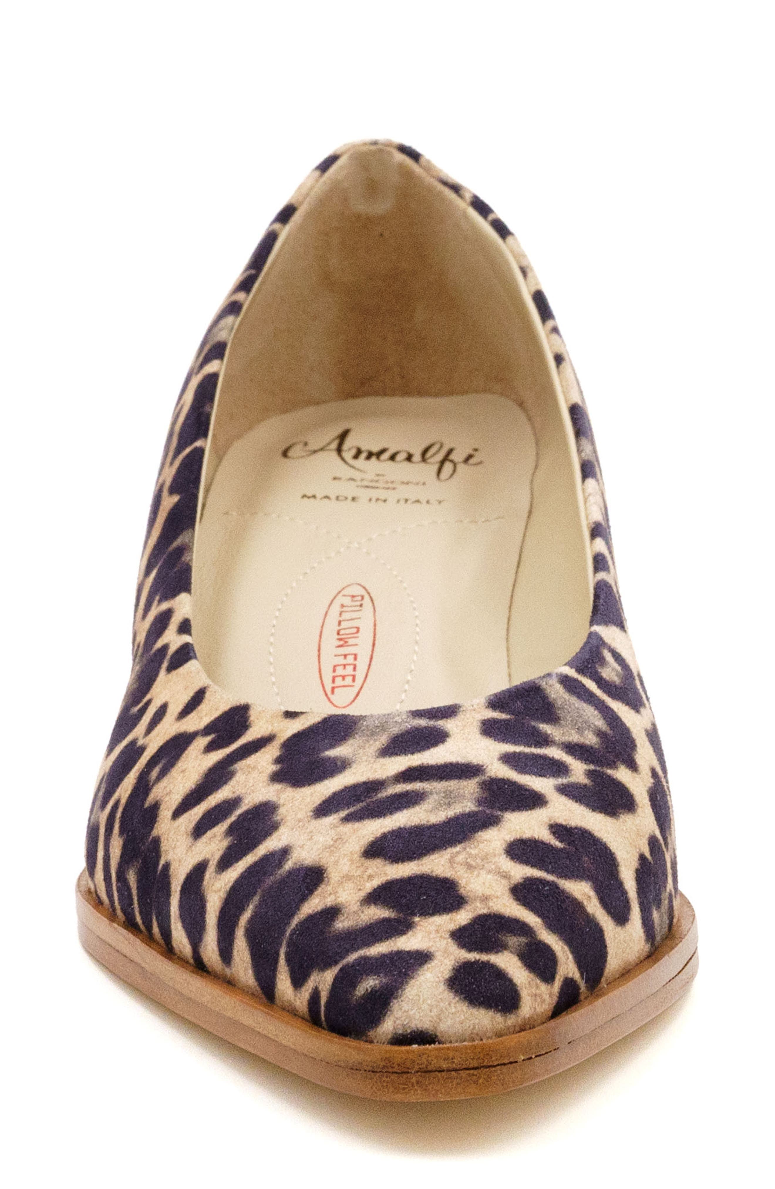 Amalfi by Rangoni Pacifico Pointed Toe Pump, Alternate, color, Leo All Over