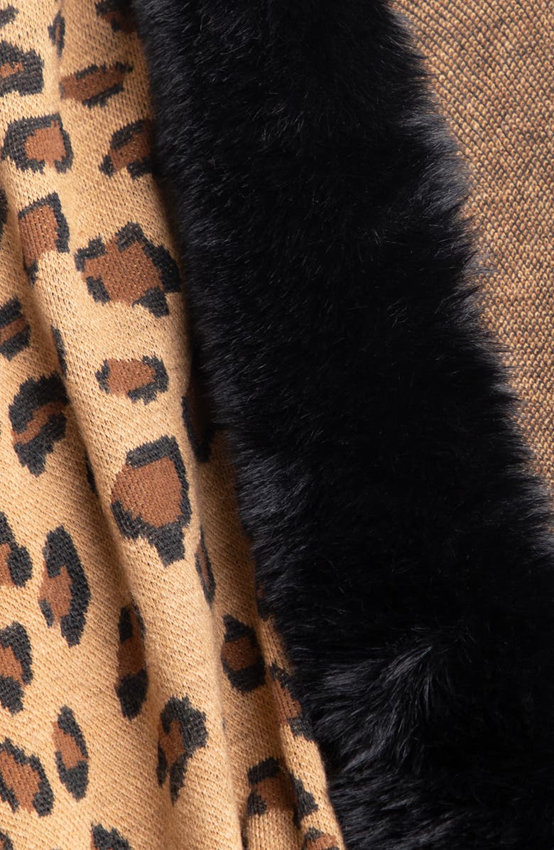 Faux Fur Cheetah Topper
