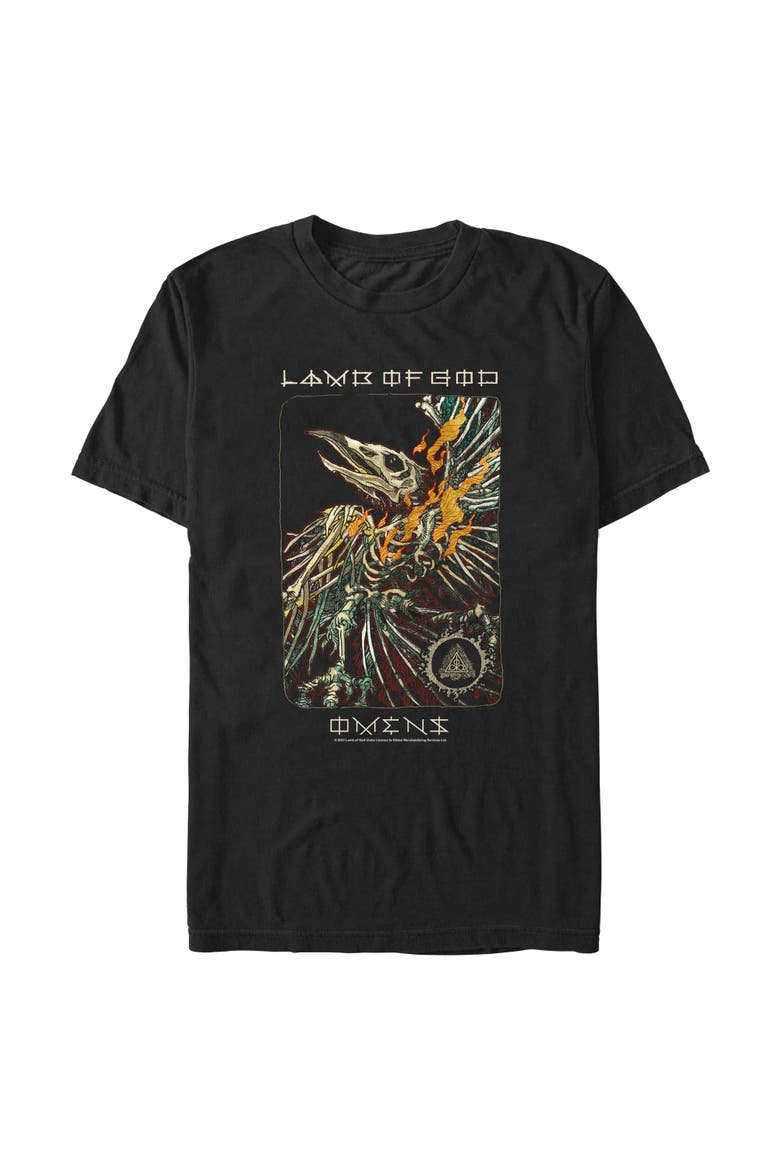 Men's Lamb of God Omens Poster  Graphic T-Shirt, Main, color, Black