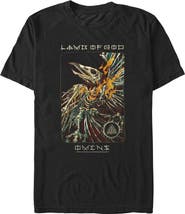 Lamb of God Men's Lamb of God Omens Poster Graphic T-Shirt