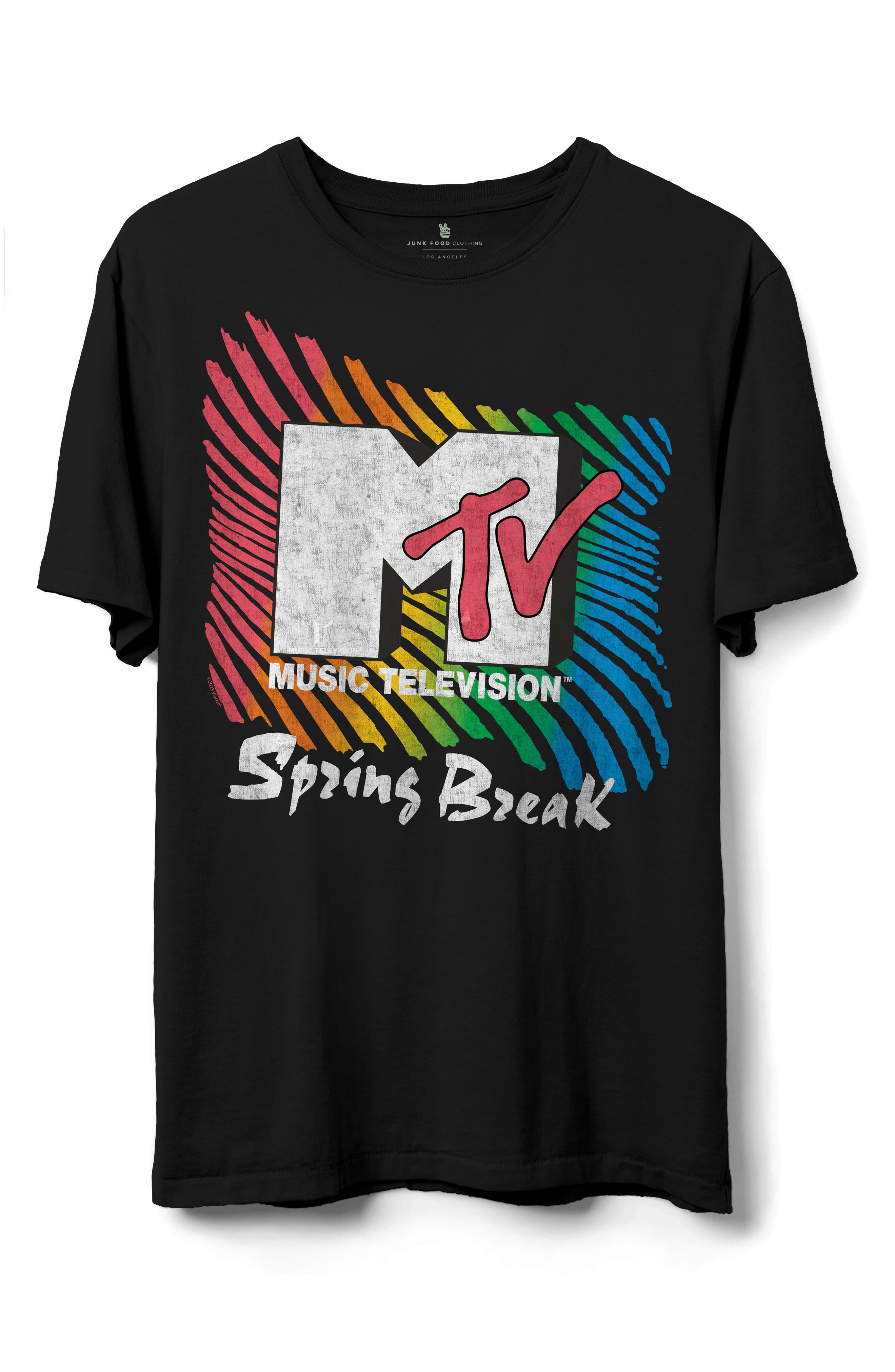 Junk Food MTV Spring Break Graphic T-Shirt